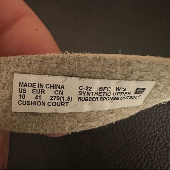 Reef Cushion Court White Black Sassy Women's Flip Flop Sandals Size 10 Thongs - Picture 9 of 10